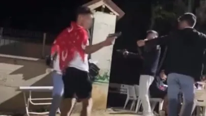 Asker eğlencesinde silahlar ateşlendi