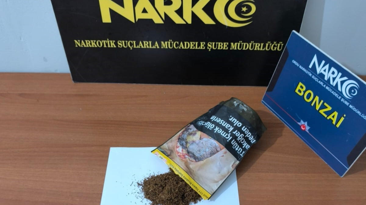 Ordu’da uyuşturucu operasyonu