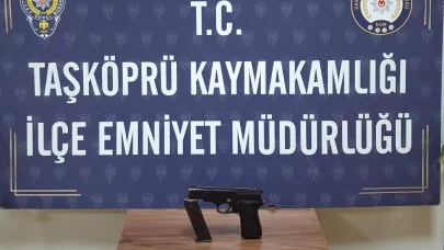 Kastamonu'da 3 tabanca ele geçirildi