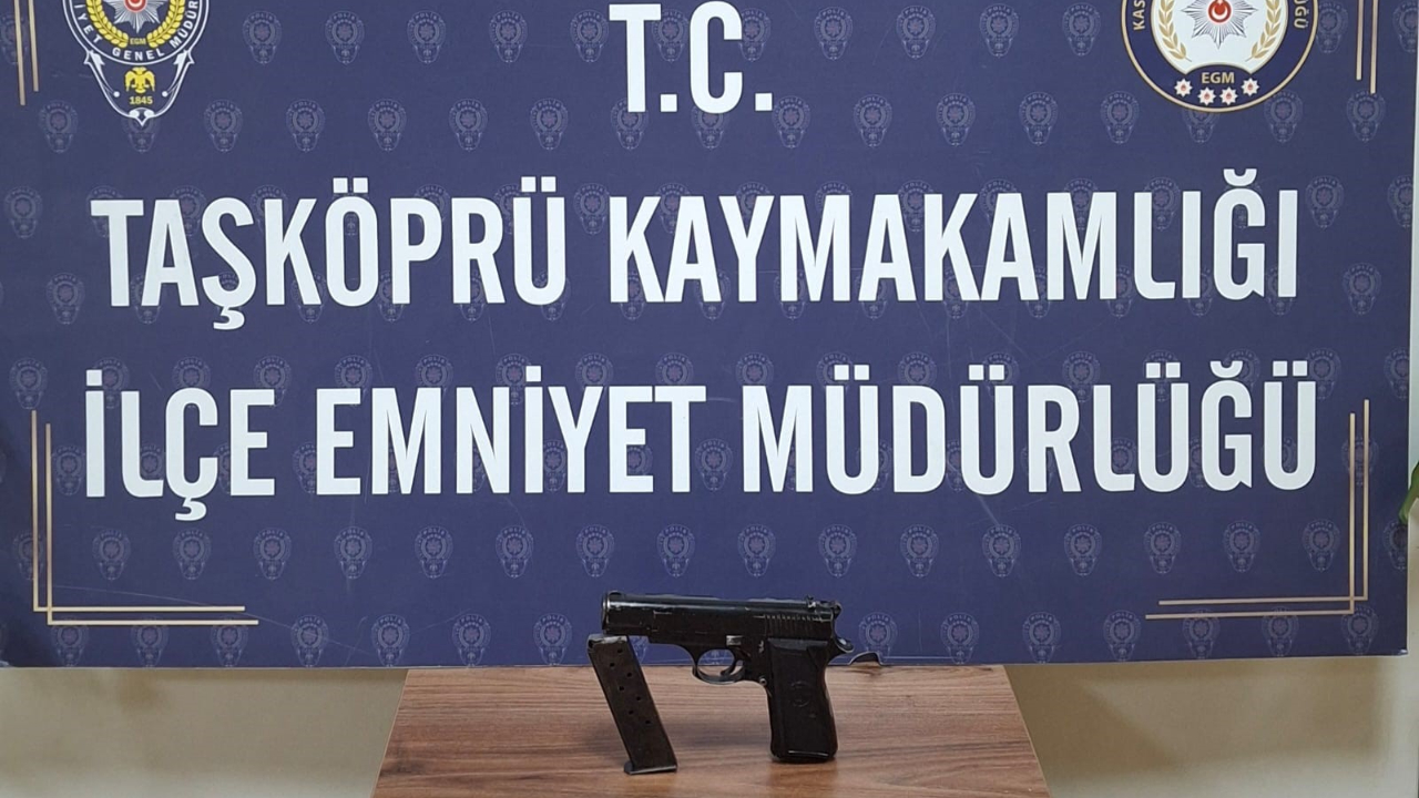 Kastamonu'da 3 tabanca ele geçirildi