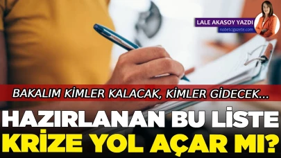 O ismin hazırladığı listeye bakalım MHP ne diyecek!