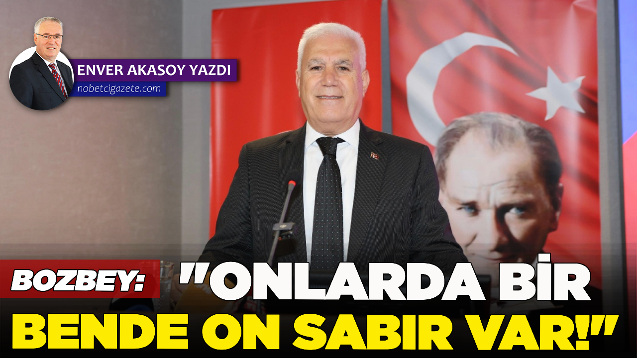 Bozbey’in ne zor imtihanı var böyle!