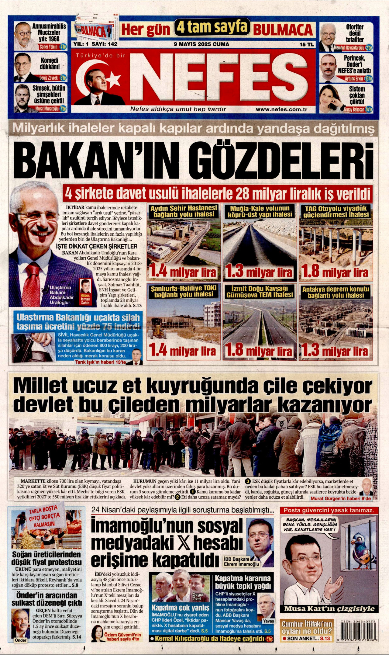 NEFES Gazete Manşeti