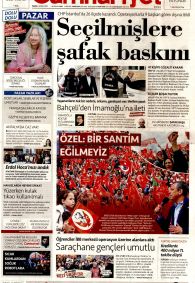 CUMHURİYET Gazete Manşeti