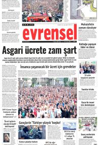 EVRENSEL Gazete Manşeti