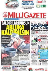MİLLİ GAZETE Gazete Manşeti
