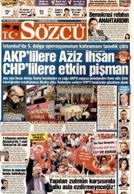 SÖZCÜ Gazete Manşeti