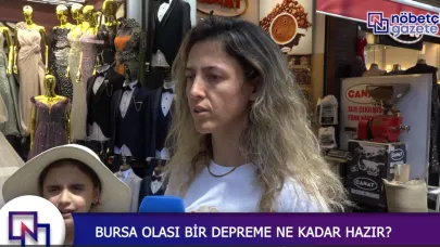 Bursa sokaklarında deprem kaygısı: “Evlerimiz güvenli mi?”